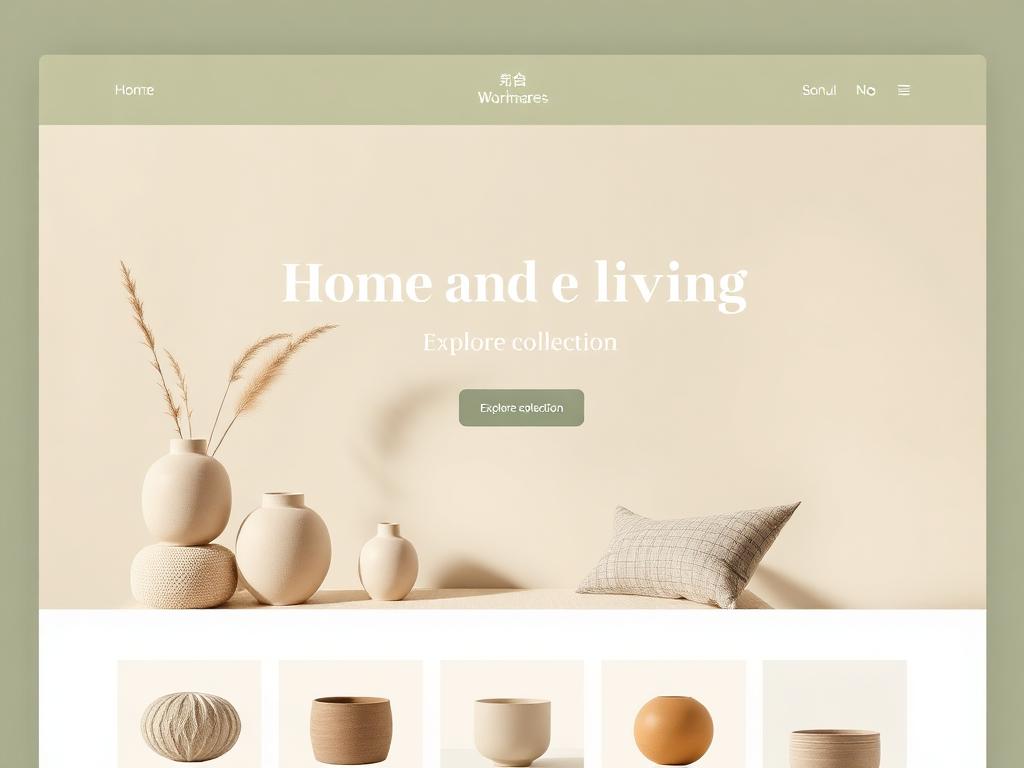 Home & living mockup